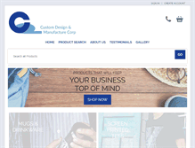 Tablet Screenshot of customdesigncorp.com